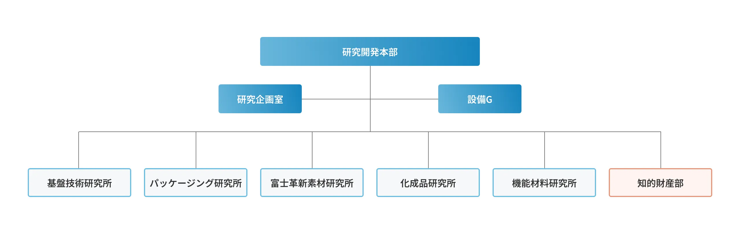 研究開発本部 体制図