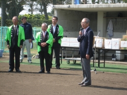 左：天城町大久町長　右：中村会長