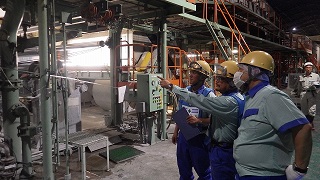 防災訓練 (日本製紙(株)釧路工場)