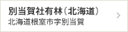 別当賀社有林（北海道）　北海道根室市字別当賀