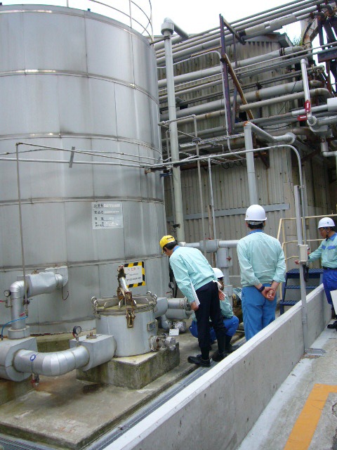 現地監査(日本製紙(株)岩国工場)