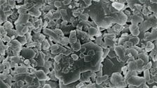 Surface photograph of a coating layer