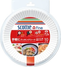スコッティ®ファイン 手軽にクッキングシート フライパン用10枚
