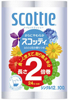 スコッティ? 2倍巻き12ロール(シングル)