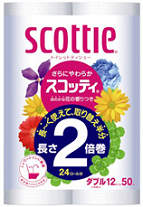 スコッティ? 2倍巻き12ロール(ダブル)