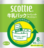 スコッティ?牛乳パック8ロール(ダブル)