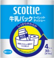 スコッティ?牛乳パック 4ロール(ダブル)