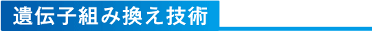 遺伝子組み換え技術 